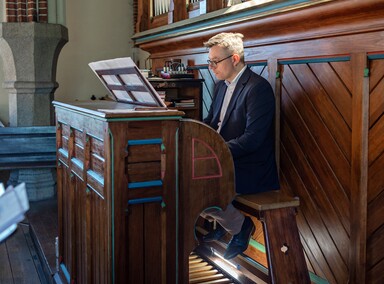 Chór i organy w świętym Wojciechu