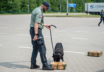 Nos i cztery łapy na służbie