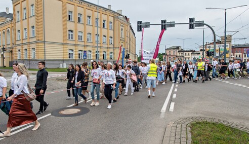 Studenci z kluczami do miasta