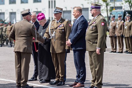 Pododdział z Westerplatte na święcie 16 pułku