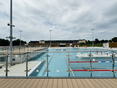 Kąpielisko tuż przed otwarciem