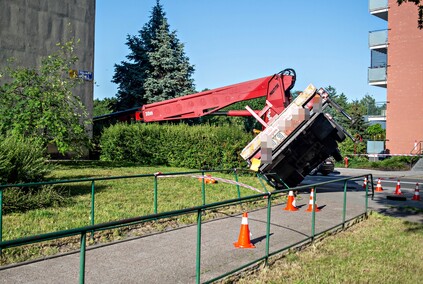 Zdarzenie z udziałem podnośnika