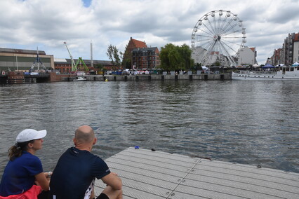 Smocze łodzie na rzece Elbląg Smocze łodzie na rzece Elbląg