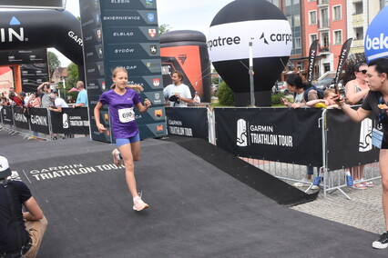 Triathloniści w sercu starówki