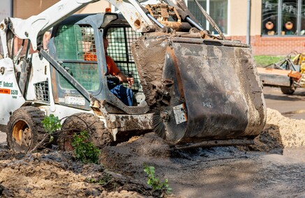 Przy Kumieli dzień po powodzi