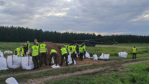 Koniec akcji w Świętym Gaju. Wał został uszczelniony