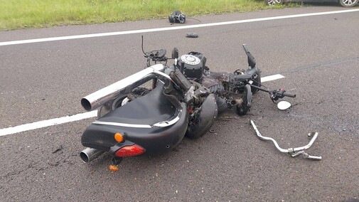 Motocyklista zginął na \"berlince\"