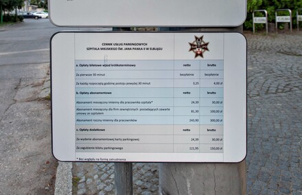Płatny system parkowania w Szpitalu Miejskim