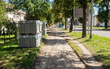 Ścieżki w budowie, rowerzyści już korzystają