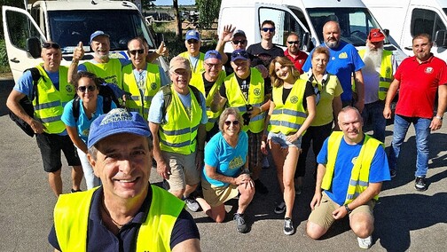 Z darami dla mieszkańców Ukrainy