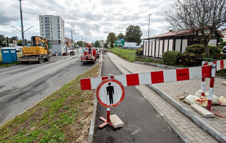 Trwają prace na Dąbka-Piłsudskiego. Kiedy koniec?