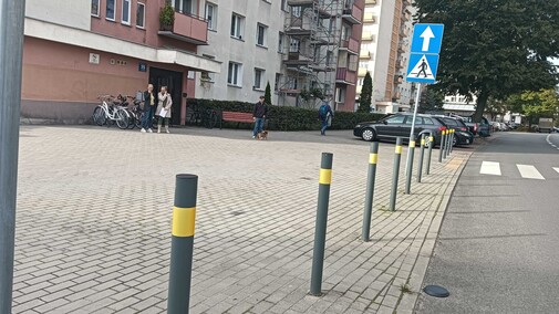 Słupki, które uprzykrzyły mieszkańcom życie