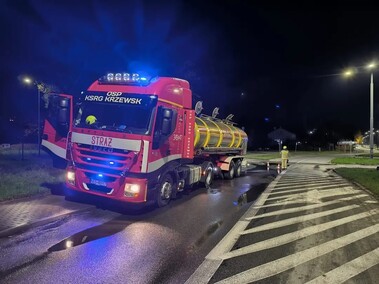 Pożar sortowni śmieci w Elblągu