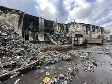 Pożar w ZUO. Są wyniki jakości powietrza Pożar w ZUO. Są wyniki jakości powietrza