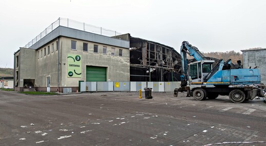Tak wygląda ZUO dwa tygodnie po pożarze