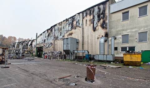Tak wygląda ZUO dwa tygodnie po pożarze