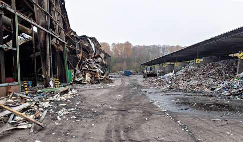 Tak wygląda ZUO dwa tygodnie po pożarze