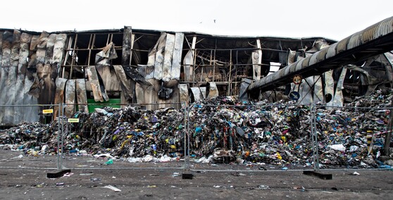 Tak wygląda ZUO dwa tygodnie po pożarze