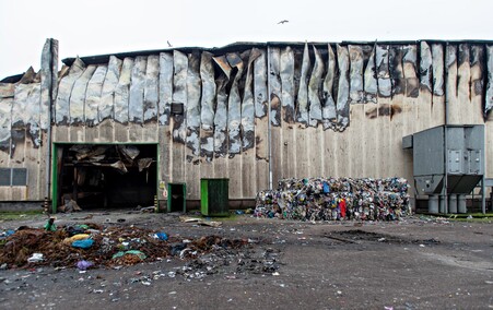 Tak wygląda ZUO dwa tygodnie po pożarze