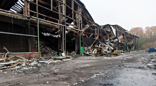 Tak wygląda ZUO dwa tygodnie po pożarze