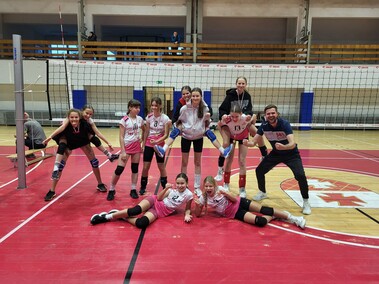 Medaliści mini siatkówki w Elblągu