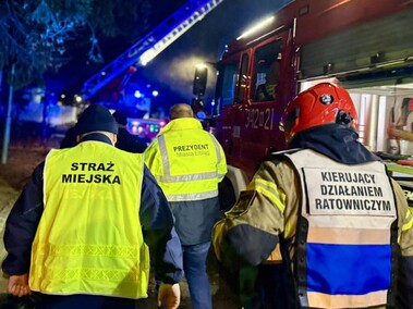 Pożar w Szpitalu Miejskim