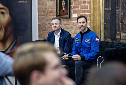 Sławosz Uznański-Wiśniewski we Fromborku: Chciałbym pracować nad kolejną misją w kosmosie