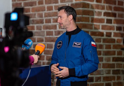 Sławosz Uznański-Wiśniewski we Fromborku: Chciałbym pracować nad kolejną misją w kosmosie