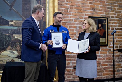 Sławosz Uznański-Wiśniewski we Fromborku: Chciałbym pracować nad kolejną misją w kosmosie