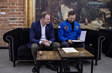 Sławosz Uznański-Wiśniewski we Fromborku: Chciałbym pracować nad kolejną misją w kosmosie