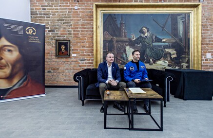 Sławosz Uznański-Wiśniewski we Fromborku: Chciałbym pracować nad kolejną misją w kosmosie