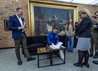 Sławosz Uznański-Wiśniewski we Fromborku: Chciałbym pracować nad kolejną misją w kosmosie