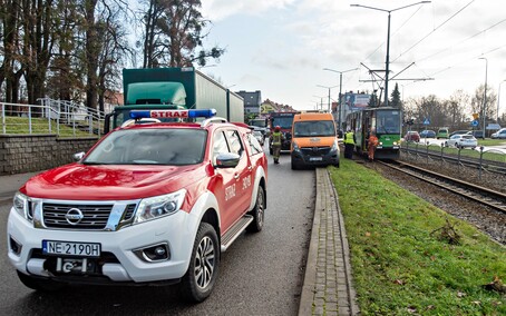 Kolizja z tramwajem