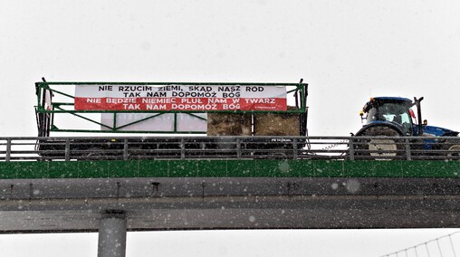 Protest na wiaduktach, potem czas na Warszawę