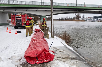 Stan alarmowy na rzece Elbląg (aktualizacja)