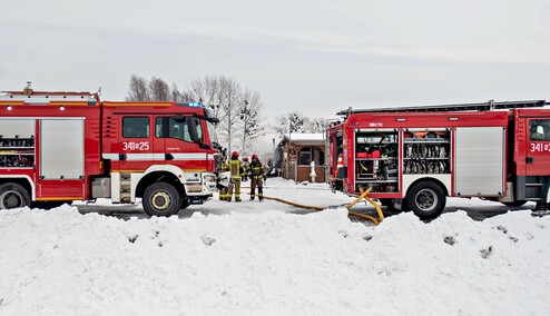 Pożar w barze pod mostem