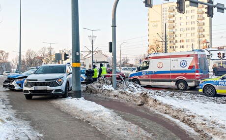 Kolizja z radiowozem