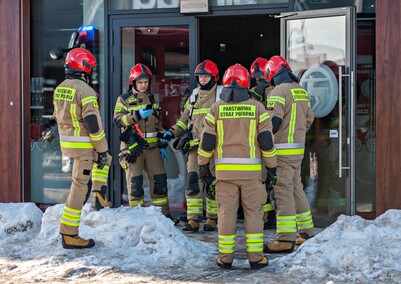 Pożar w centrum handlowym