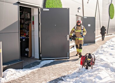 Pożar w centrum handlowym