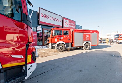 Pożar w centrum handlowym