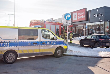 Pożar w centrum handlowym