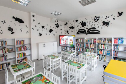Słoneczna z nową biblioteką