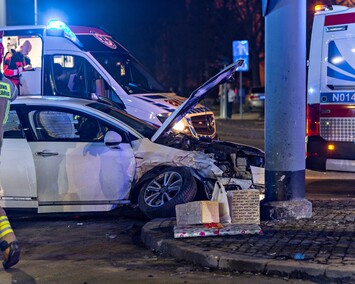 Wypadek przy szkole muzycznej