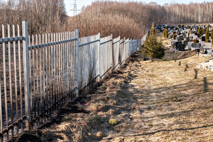 Pożar traw przy Wschodniej