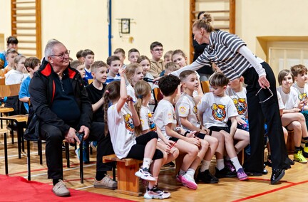Olimpijczycy przepytani przez uczniów