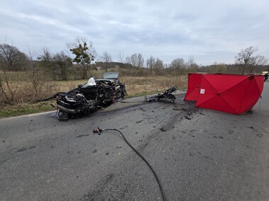 Śmiertelny wypadek koło Przezmarka