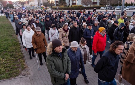 Wierni przeszli przez miasto