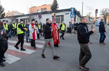 Wierni przeszli przez miasto