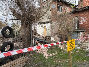 Silny wiatr dał się we znaki 