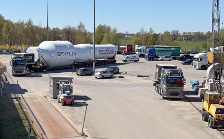 Wyjątkowy ładunek w porcie